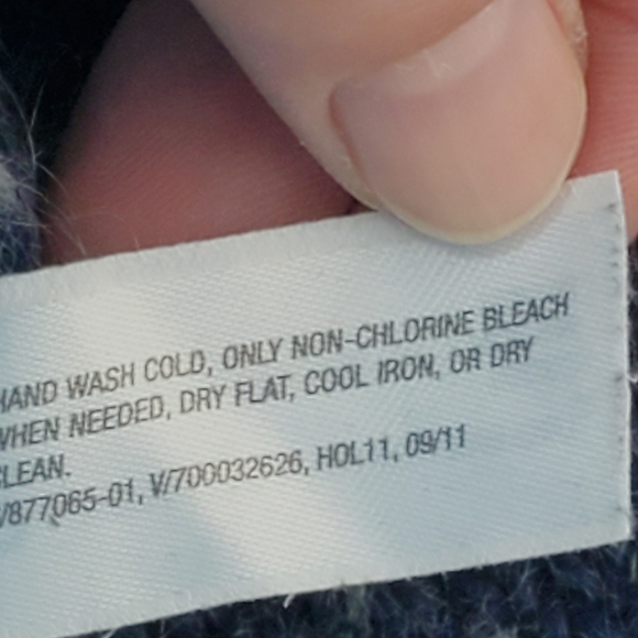 Gap mohair blend striped short sleeve sweater size extra small - Picture 4 of 11